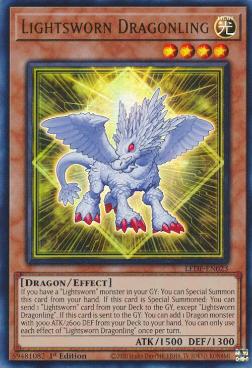 Lightsworn Dragonling [LEDE-EN023] Ultra Rare | Rock City Comics