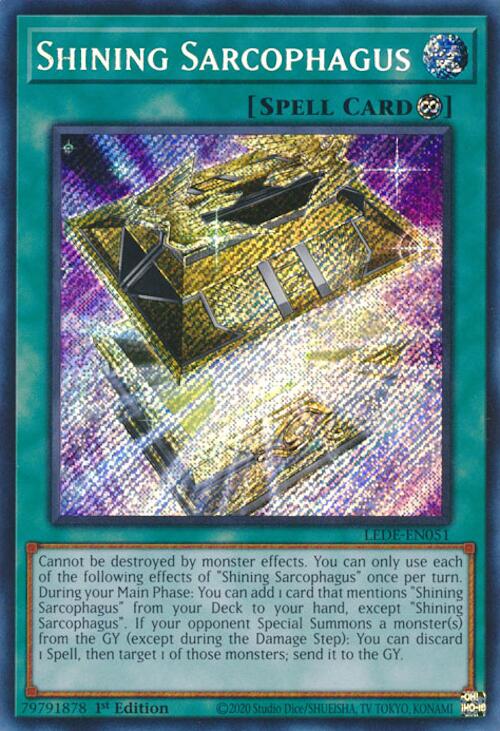 Shining Sarcophagus [LEDE-EN051] Secret Rare | Rock City Comics