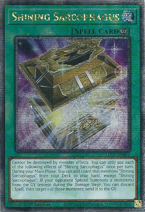 Shining Sarcophagus (Quarter Century Secret Rare) [LEDE-EN051] Quarter Century Secret Rare | Rock City Comics