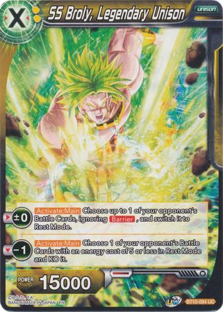 SS Broly, Legendary Unison (BT10-094) [Rise of the Unison Warrior 2nd Edition] | Rock City Comics