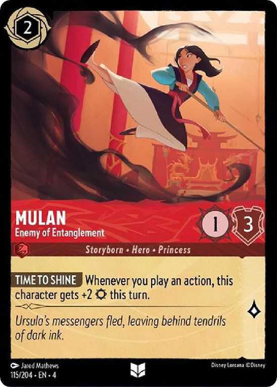 Mulan - Enemy of Entanglement (115/204) [Ursula's Return] | Rock City Comics