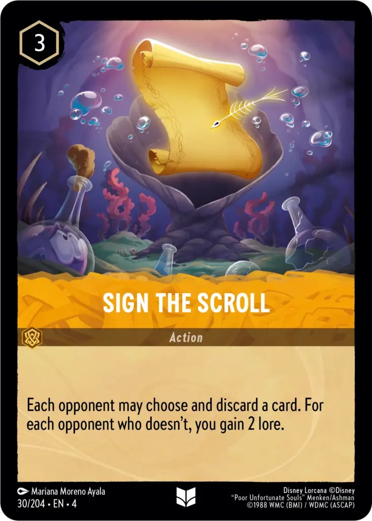 Sign the Scroll (30/204) [Ursula's Return] | Rock City Comics