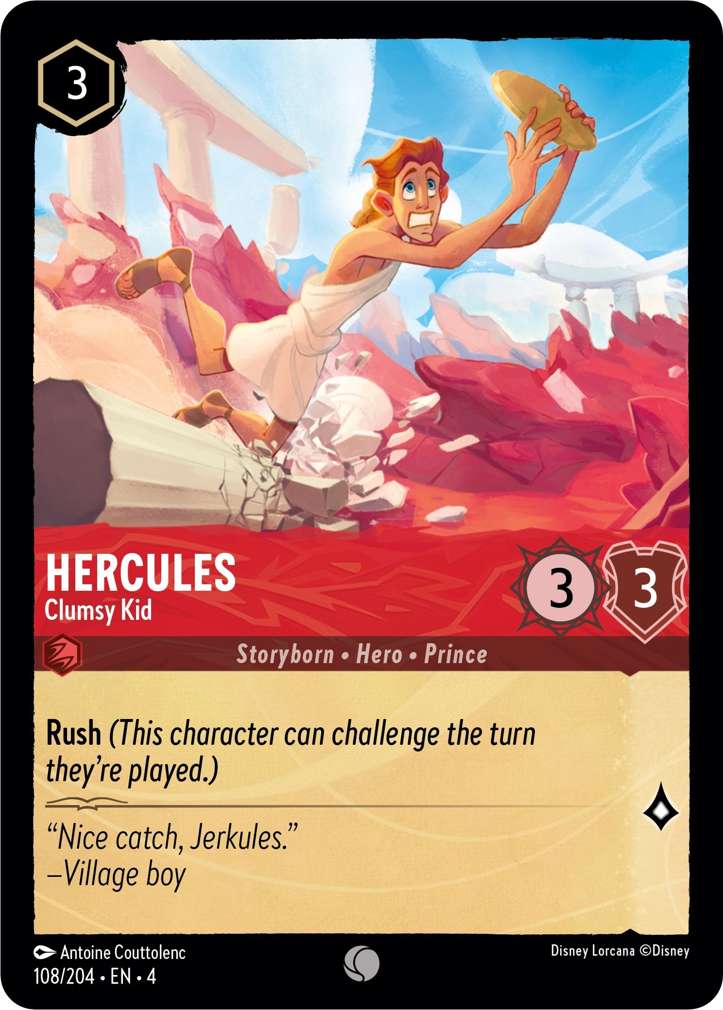Hercules - Clumsy Kid (108/204) [Ursula's Return] | Rock City Comics