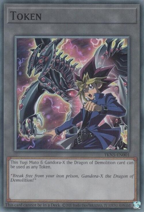 Token: Yugi Muto and Gandora-X the Dragon of Demolition [TKN5-EN001] Super Rare | Rock City Comics