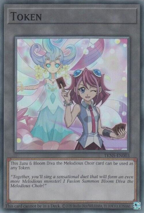 Token: Zuzu and Bloom Diva the Melodious Choir [TKN5-EN003] Super Rare | Rock City Comics