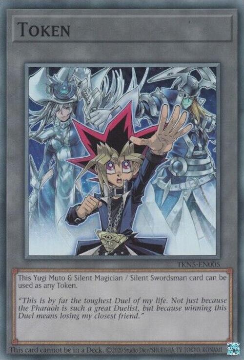 Token: Yugi Muto and Silent Magician and Silent Swordsman [TKN5-EN005] Super Rare | Rock City Comics