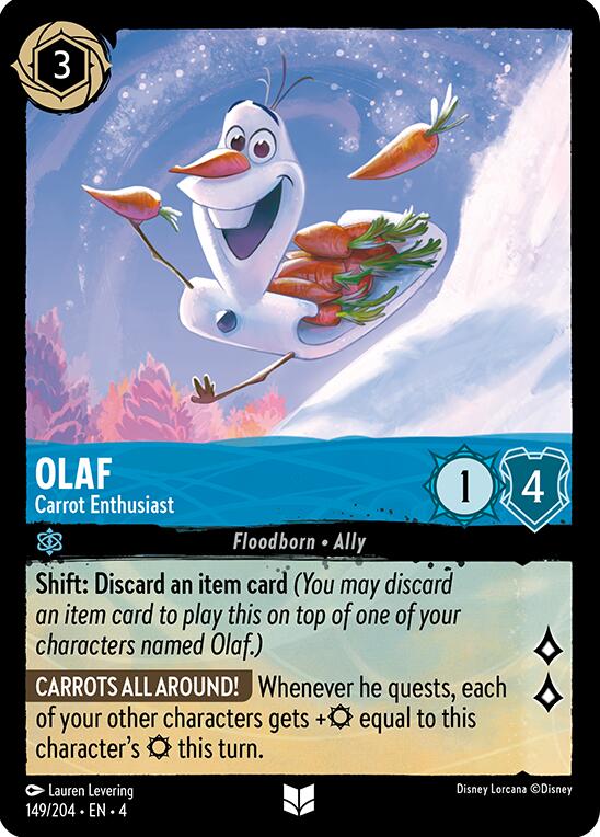 Olaf - Carrot Enthusiast (149/204) [Ursula's Return] | Rock City Comics