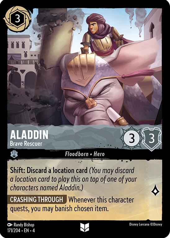 Aladdin - Brave Rescuer (171/204) [Ursula's Return] | Rock City Comics