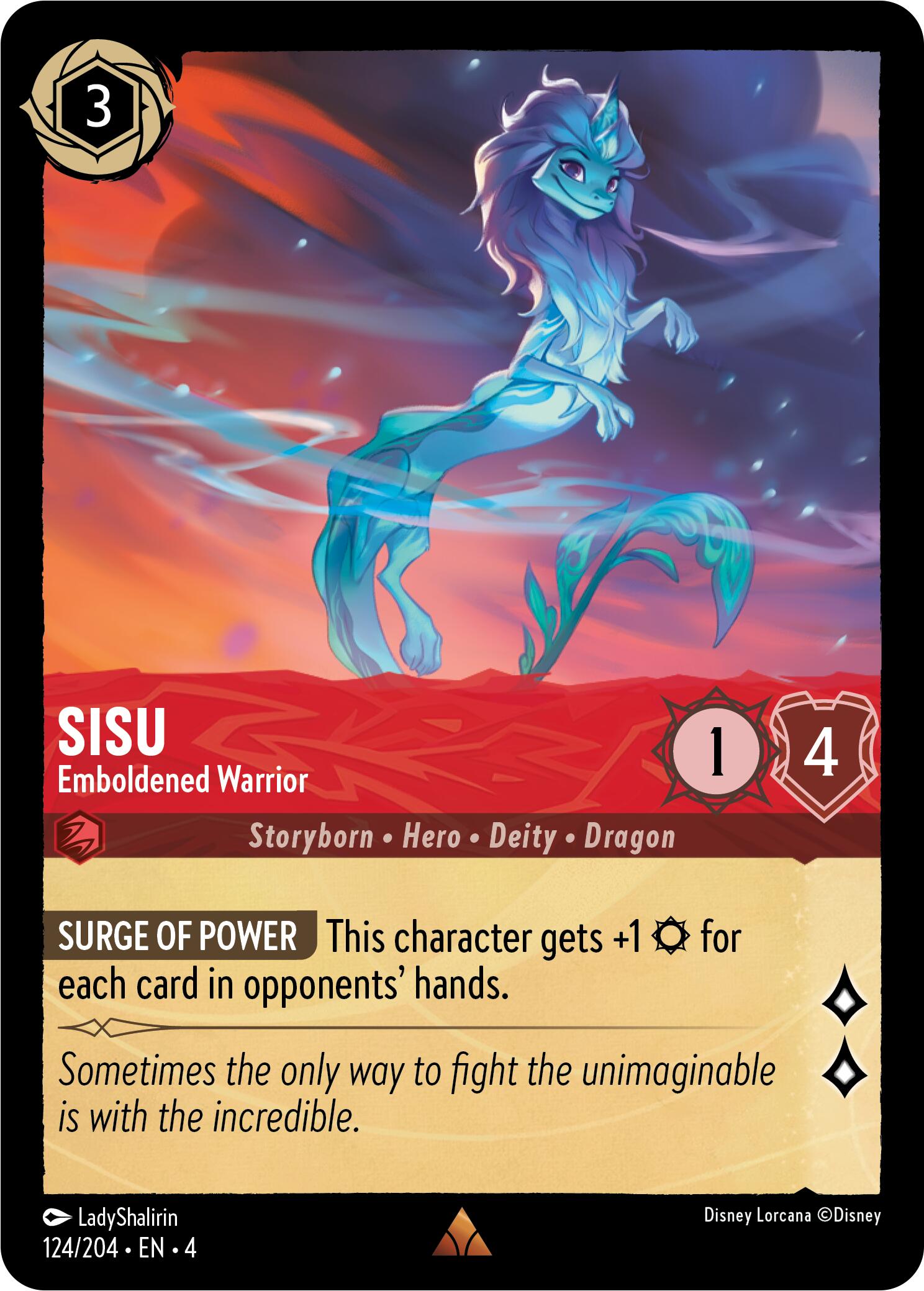 Sisu - Emboldened Warrior (124/204) [Ursula's Return] | Rock City Comics