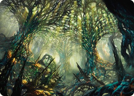 The Hunter Maze Art Card [Phyrexia: All Will Be One Art Series] | Rock City Comics