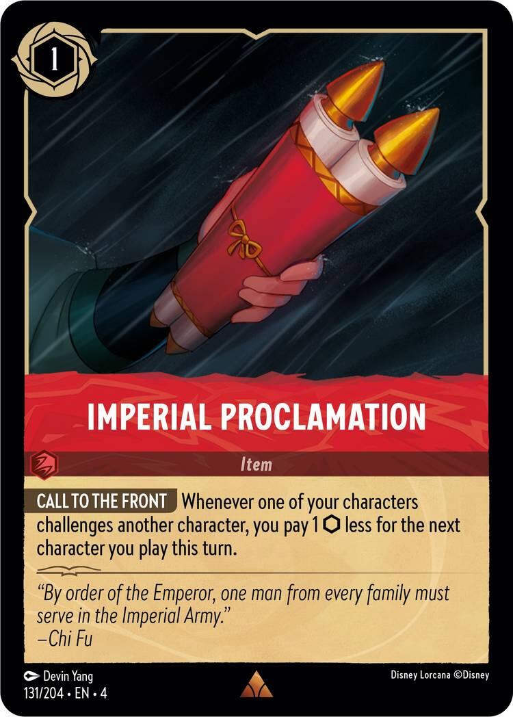 Imperial Proclamation (131/204) [Ursula's Return] | Rock City Comics