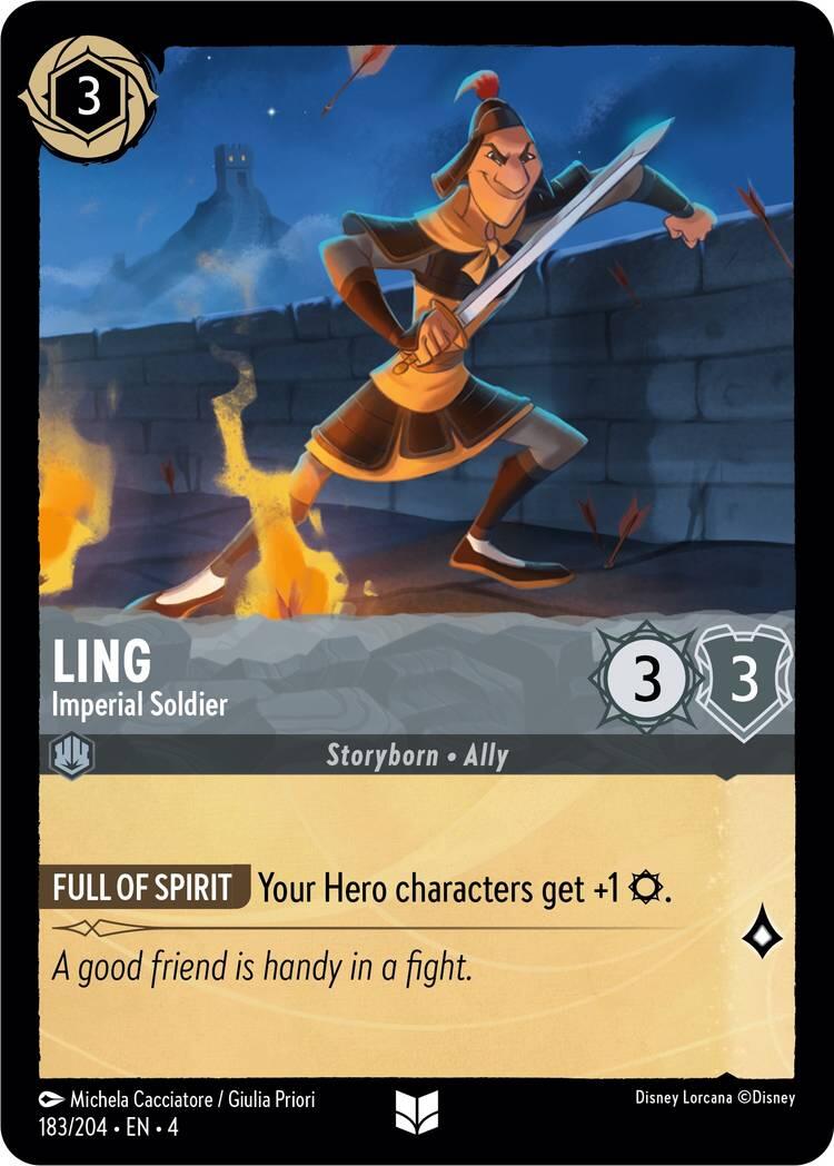 Ling - Imperial Soldier (183/204) [Ursula's Return] | Rock City Comics