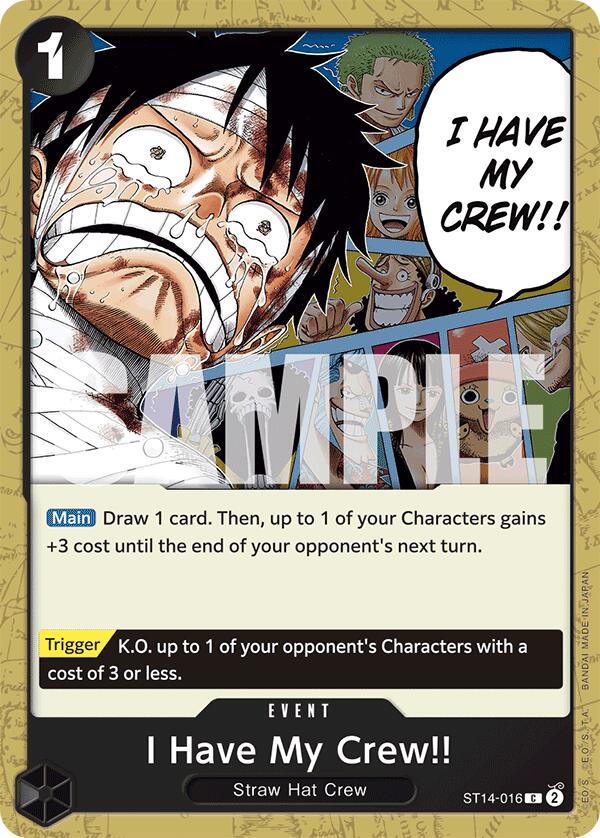 I Have My Crew!! [Starter Deck: 3D2Y] | Rock City Comics