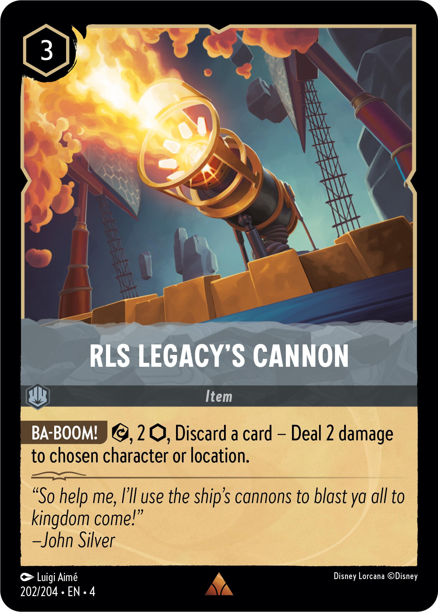 RLS Legacy's Cannon (202/204) [Ursula's Return] | Rock City Comics
