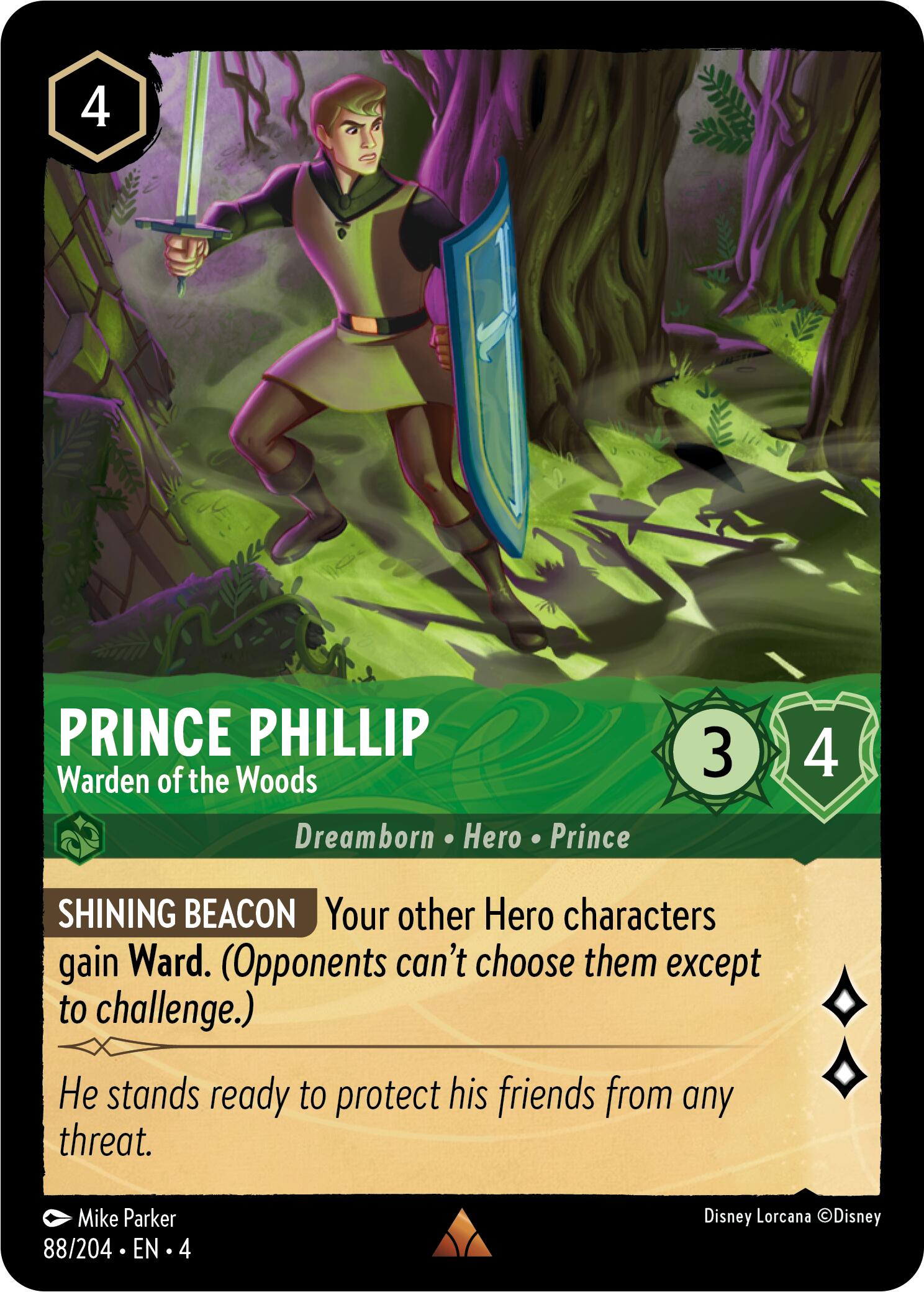 Prince Phillip - Warden of the Woods (88/204) [Ursula's Return] | Rock City Comics