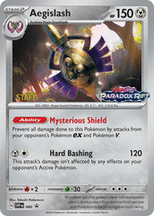 Aegislash (060) (Staff Prerelease Promo) [Scarlet & Violet: Black Star Promos] | Rock City Comics