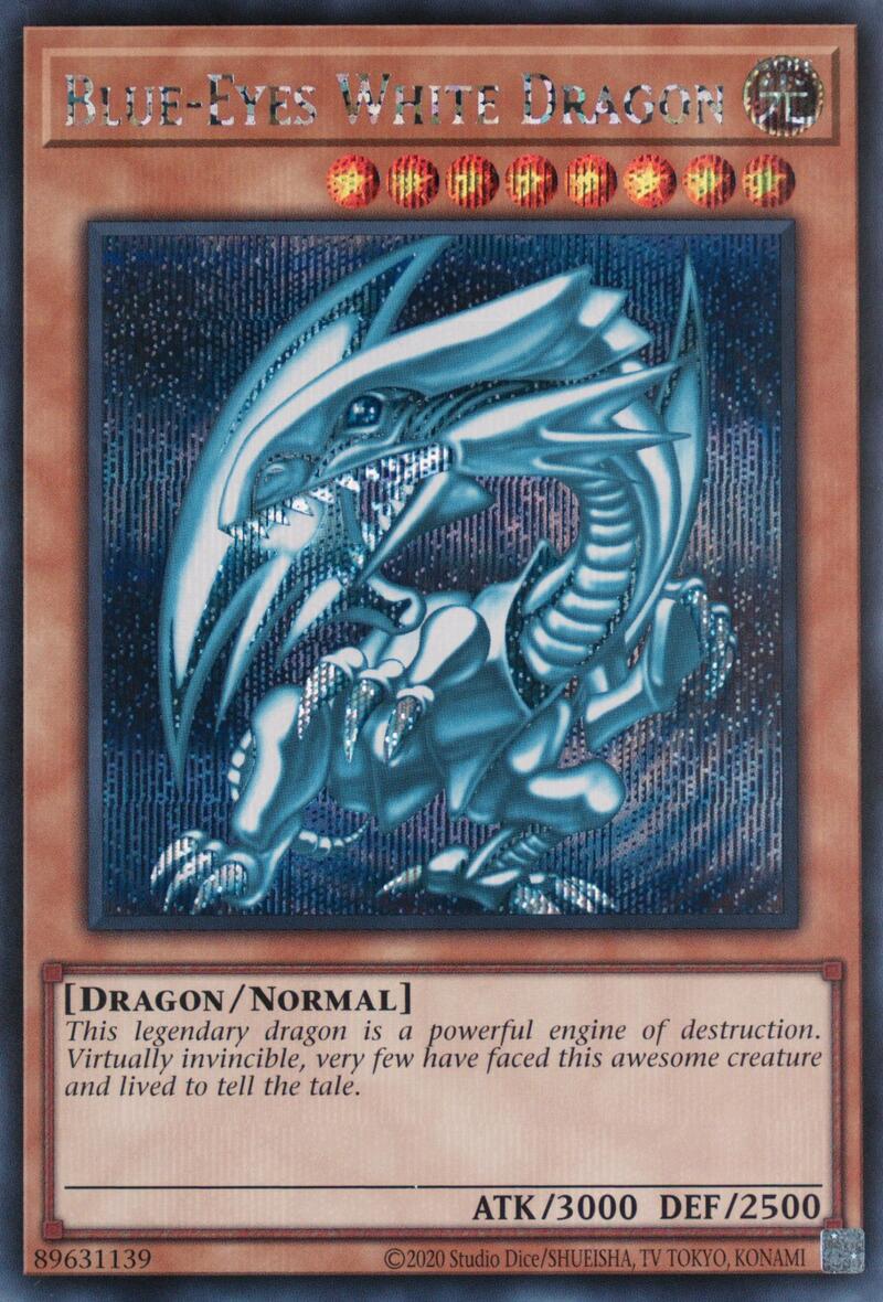 Blue-Eyes White Dragon (Secret Rare) Secret Rare | Rock City Comics