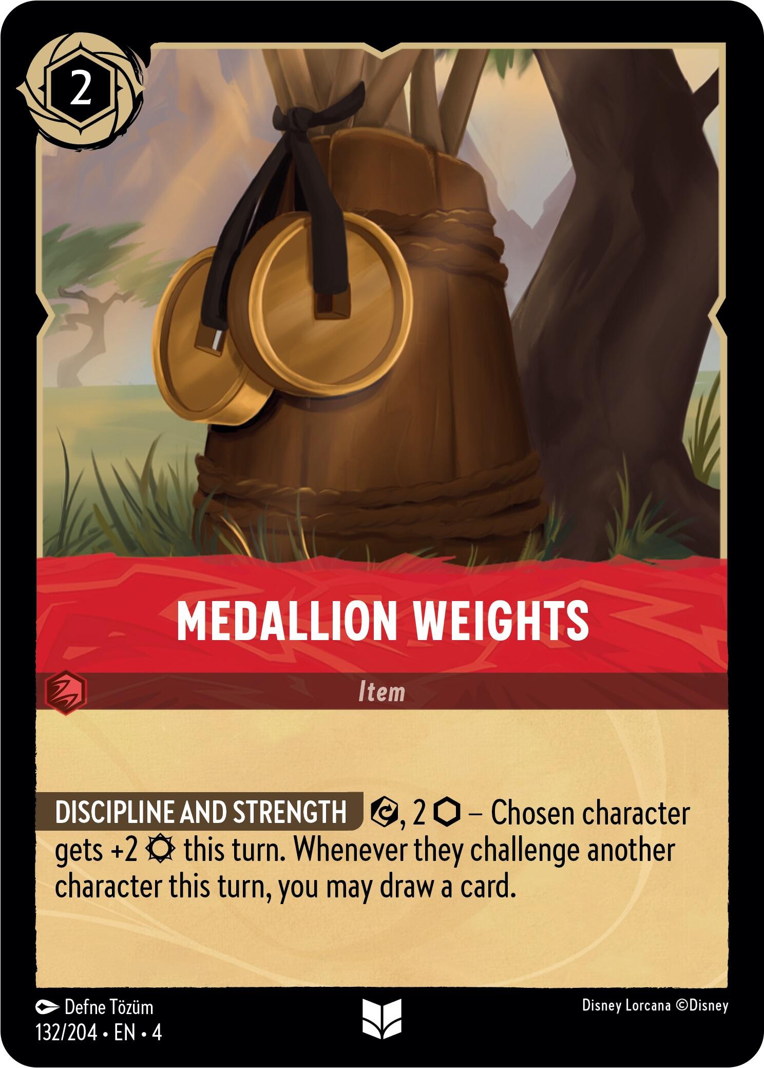 Medallion Weights (132/204) [Ursula's Return] | Rock City Comics
