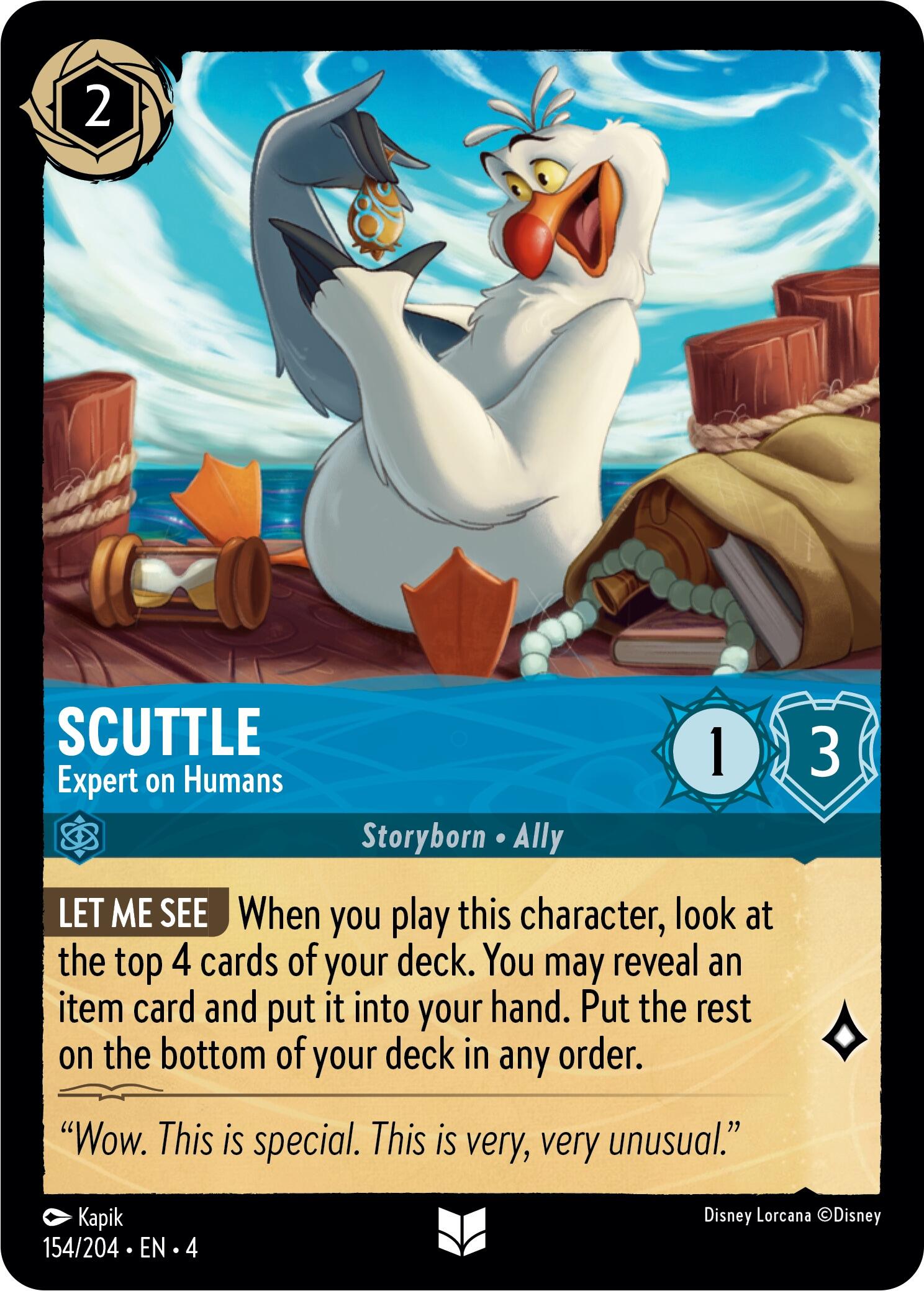 Scuttle - Expert on Humans (154/204) [Ursula's Return] | Rock City Comics