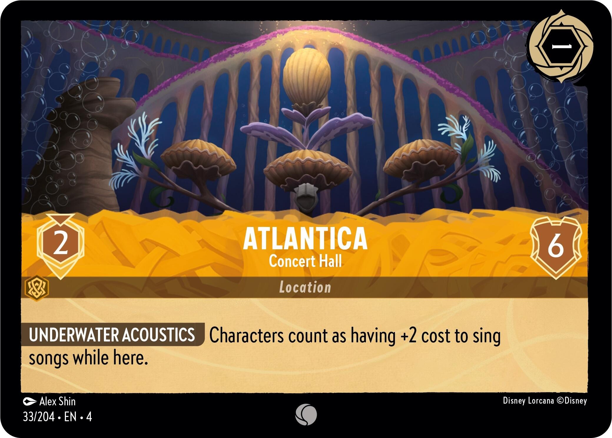 Atlantica - Concert Hall (33/204) [Ursula's Return] | Rock City Comics