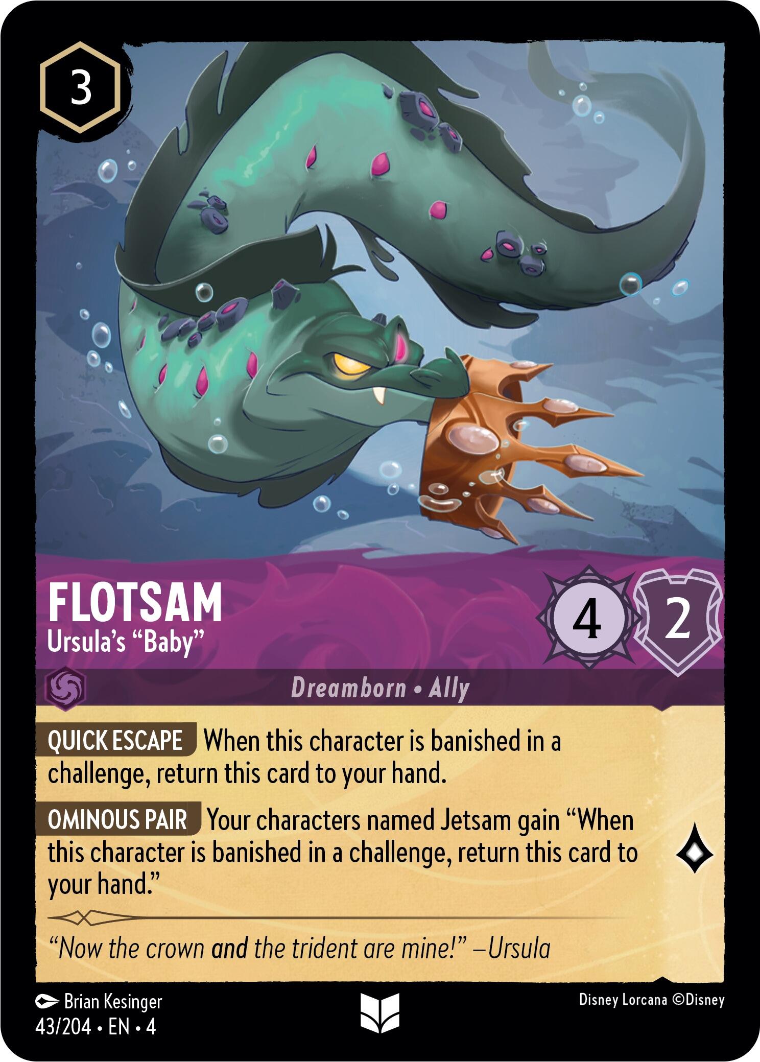 Flotsam - Ursula's "Baby" (43/204) [Ursula's Return] | Rock City Comics