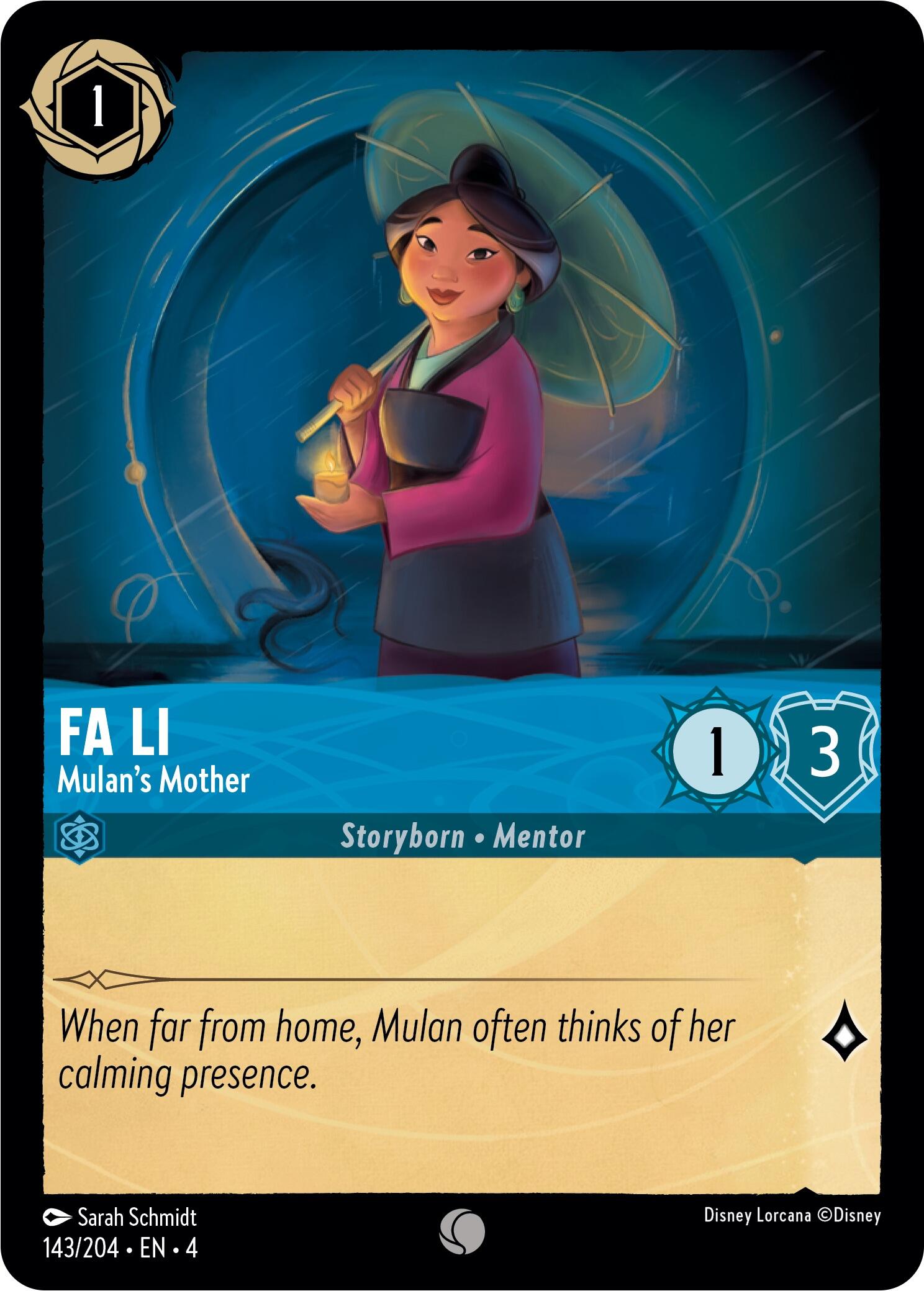 Fa Li - Mulan's Mother (143/204) [Ursula's Return] | Rock City Comics