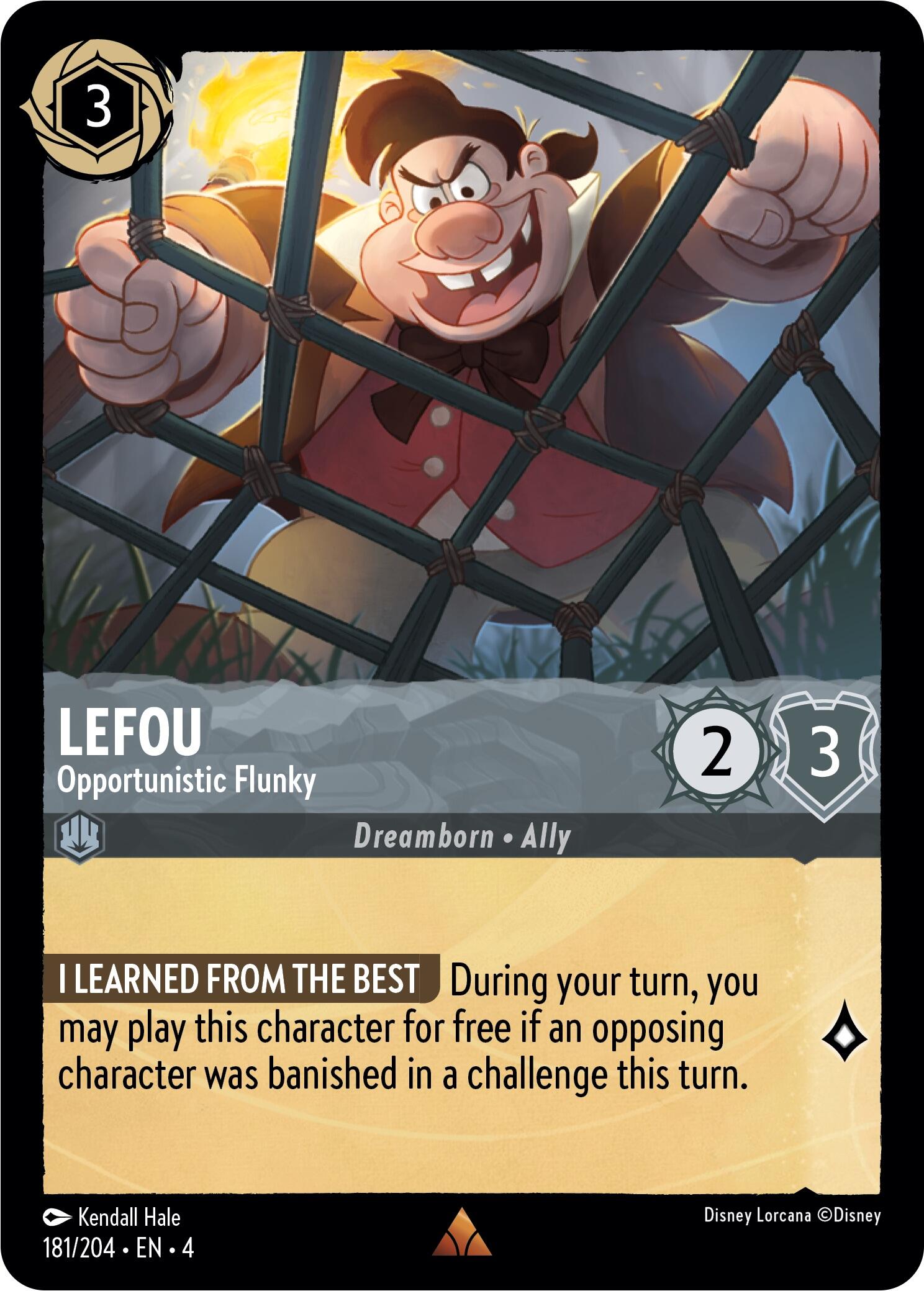 LeFou - Opportunistic Flunky (181/204) [Ursula's Return] | Rock City Comics