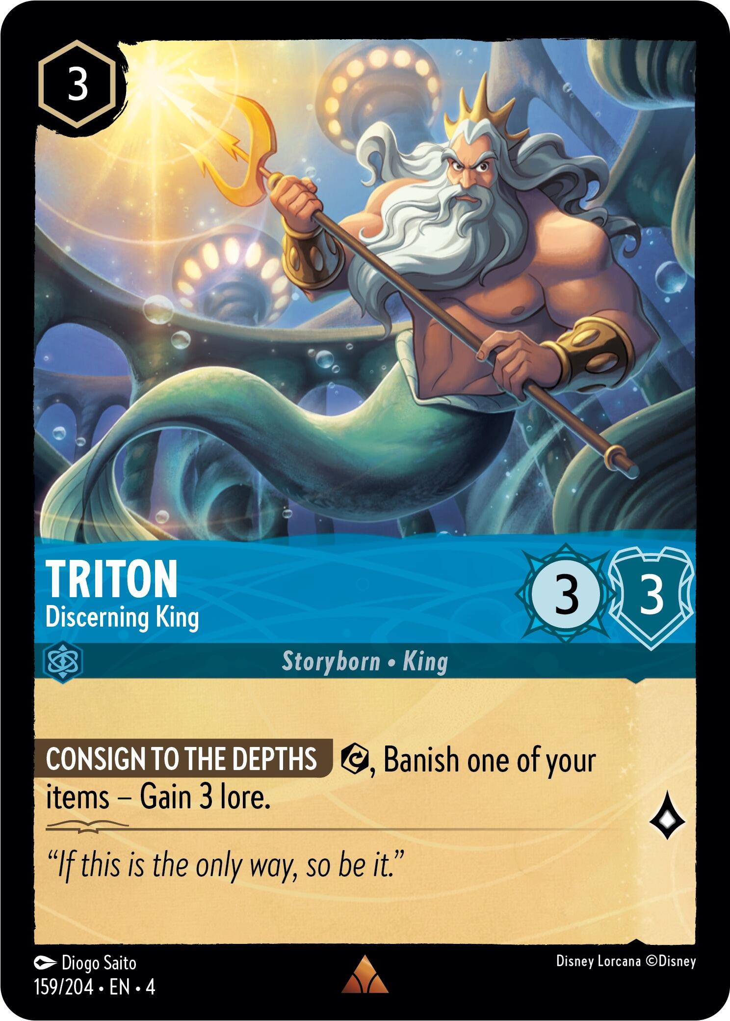 Triton - Discerning King (159/204) [Ursula's Return] | Rock City Comics
