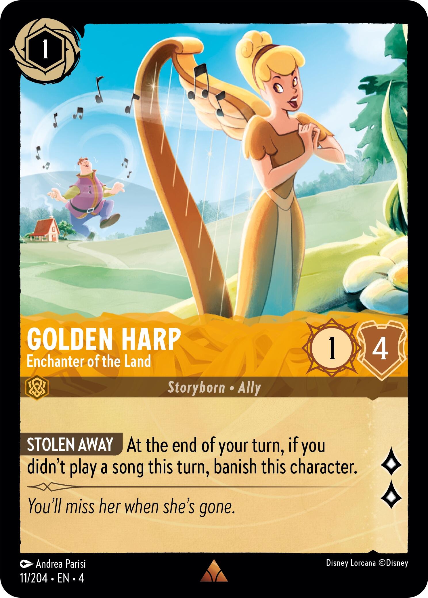 Golden Harp - Enchanter of the Land (11/204) [Ursula's Return] | Rock City Comics