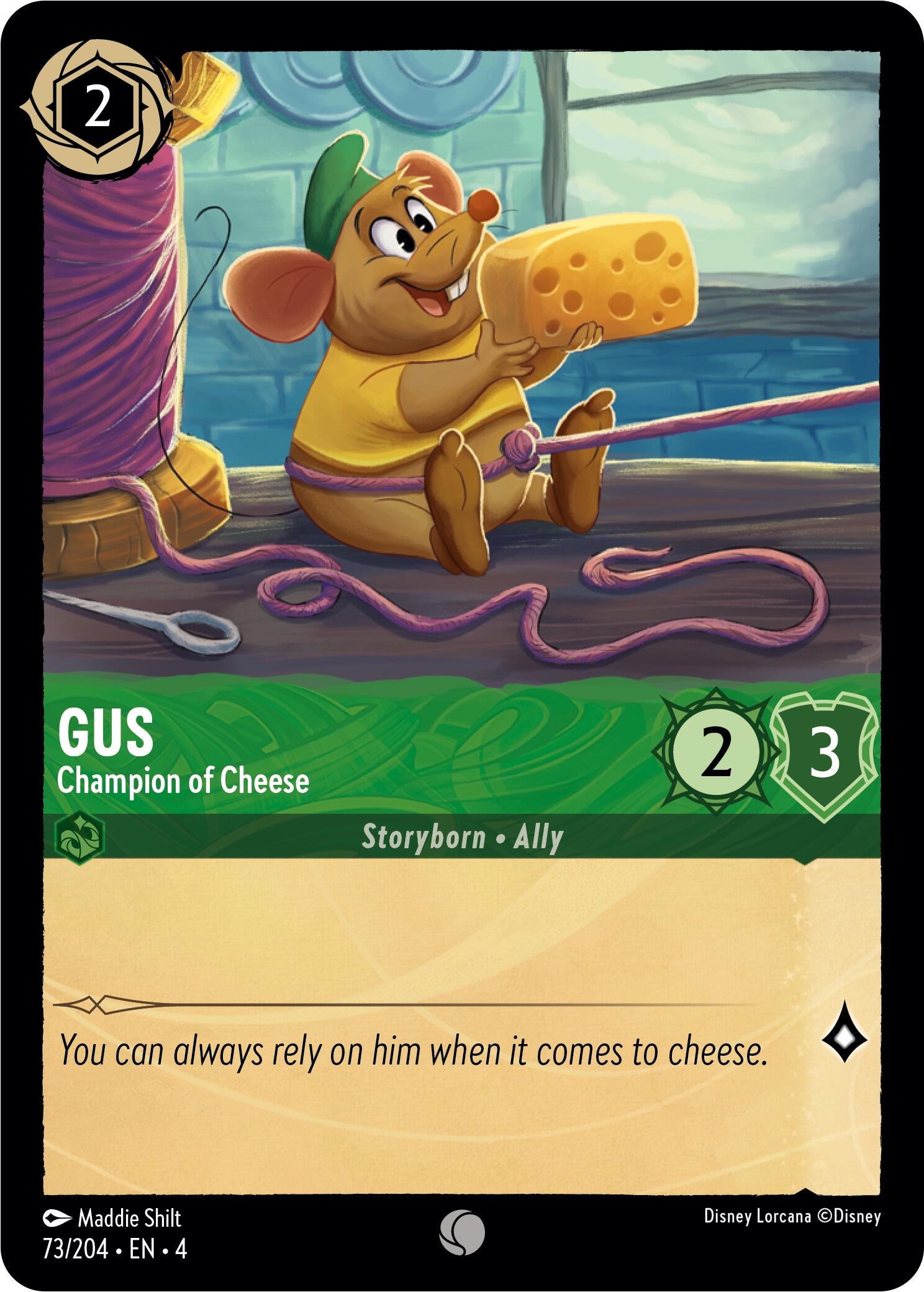 Gus - Champion of Cheese (73/204) [Ursula's Return] | Rock City Comics