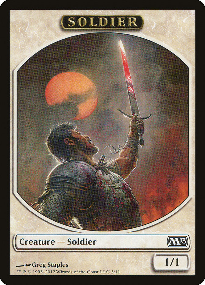 Soldier Token [Magic 2013 Tokens] | Rock City Comics