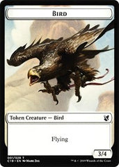 Bird (001) // Sculpture Double-Sided Token [Commander 2019 Tokens] | Rock City Comics