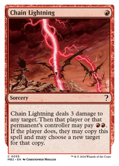 Chain Lightning (White Border) [Mystery Booster 2] | Rock City Comics