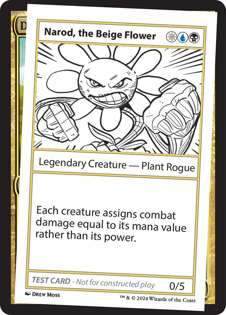 Narod, the Beige Flower [Mystery Booster 2 Playtest Cards] | Rock City Comics