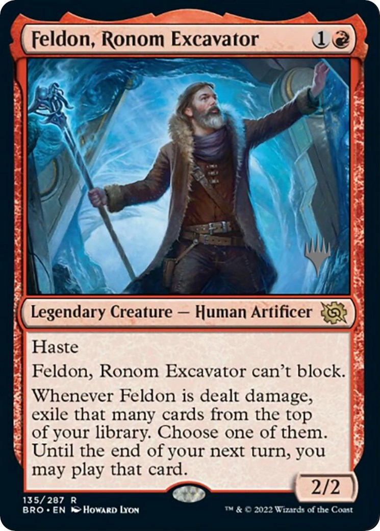 Feldon, Ronom Excavator (Promo Pack) [The Brothers' War Promos] | Rock City Comics