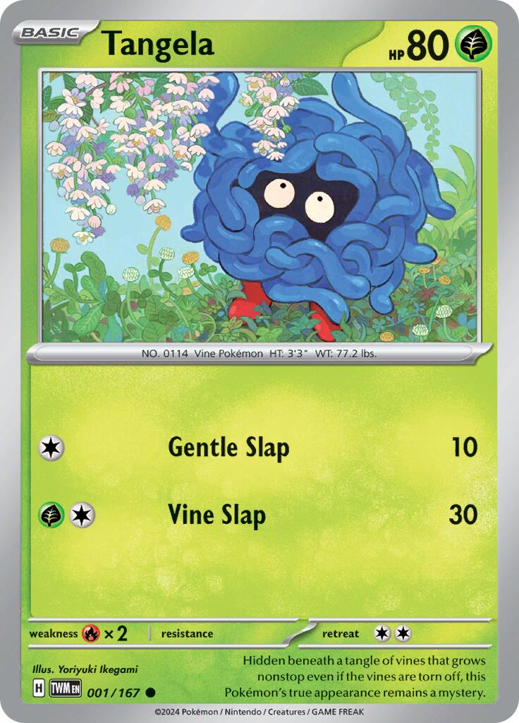 Tangela (001/167) [Scarlet & Violet: Twilight Masquerade] | Rock City Comics