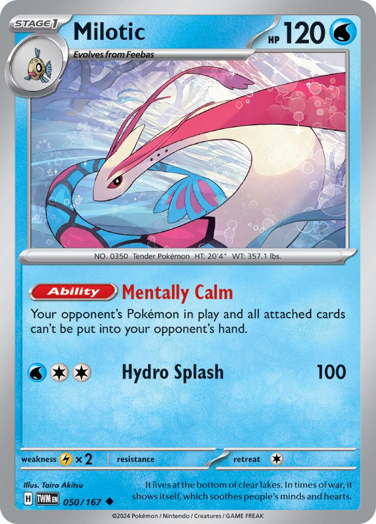 Milotic (050/167) [Scarlet & Violet: Twilight Masquerade] | Rock City Comics