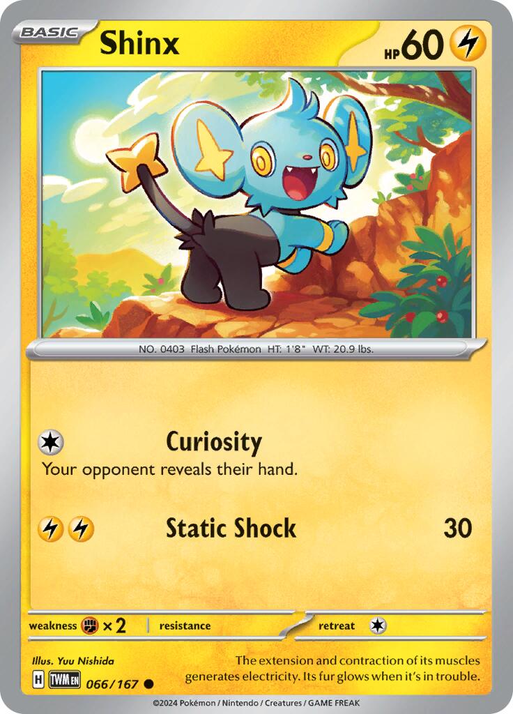 Shinx (066/167) [Scarlet & Violet: Twilight Masquerade] | Rock City Comics