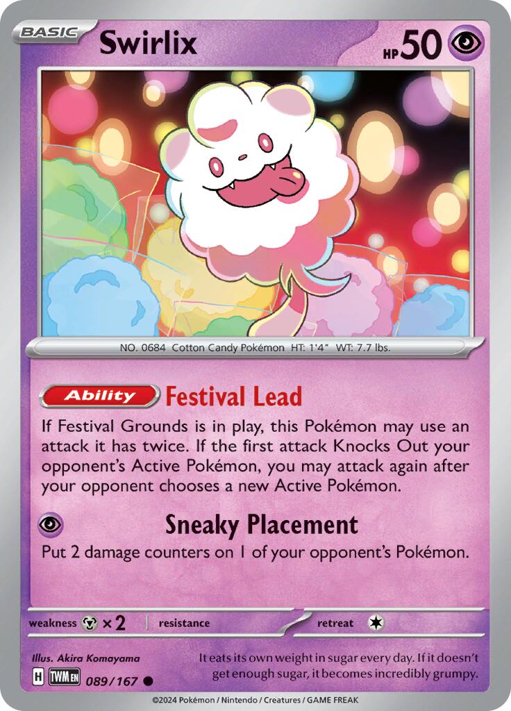 Swirlix (089/167) [Scarlet & Violet: Twilight Masquerade] | Rock City Comics