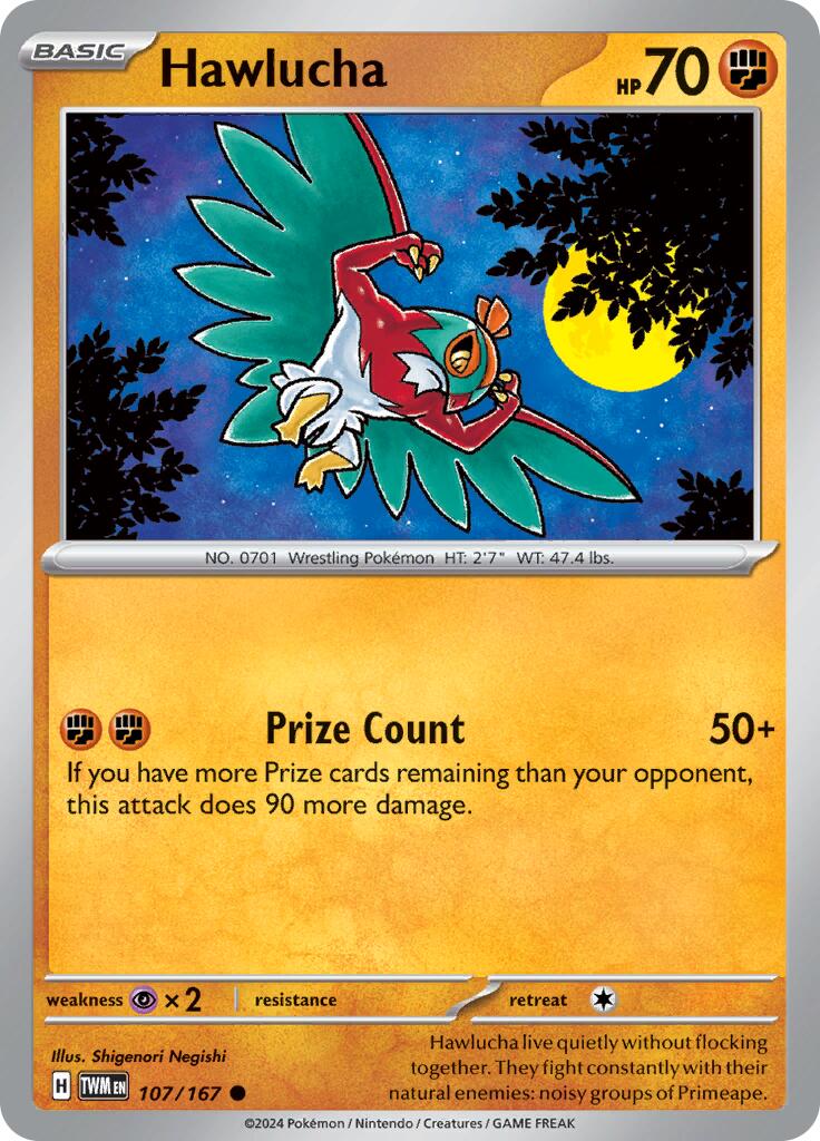 Hawlucha (107/167) [Scarlet & Violet: Twilight Masquerade] | Rock City Comics