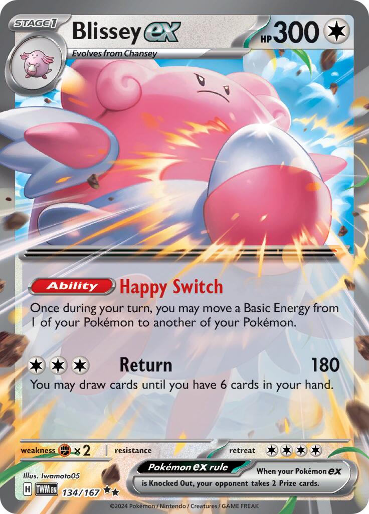 Blissey ex (134/167) [Scarlet & Violet: Twilight Masquerade] | Rock City Comics