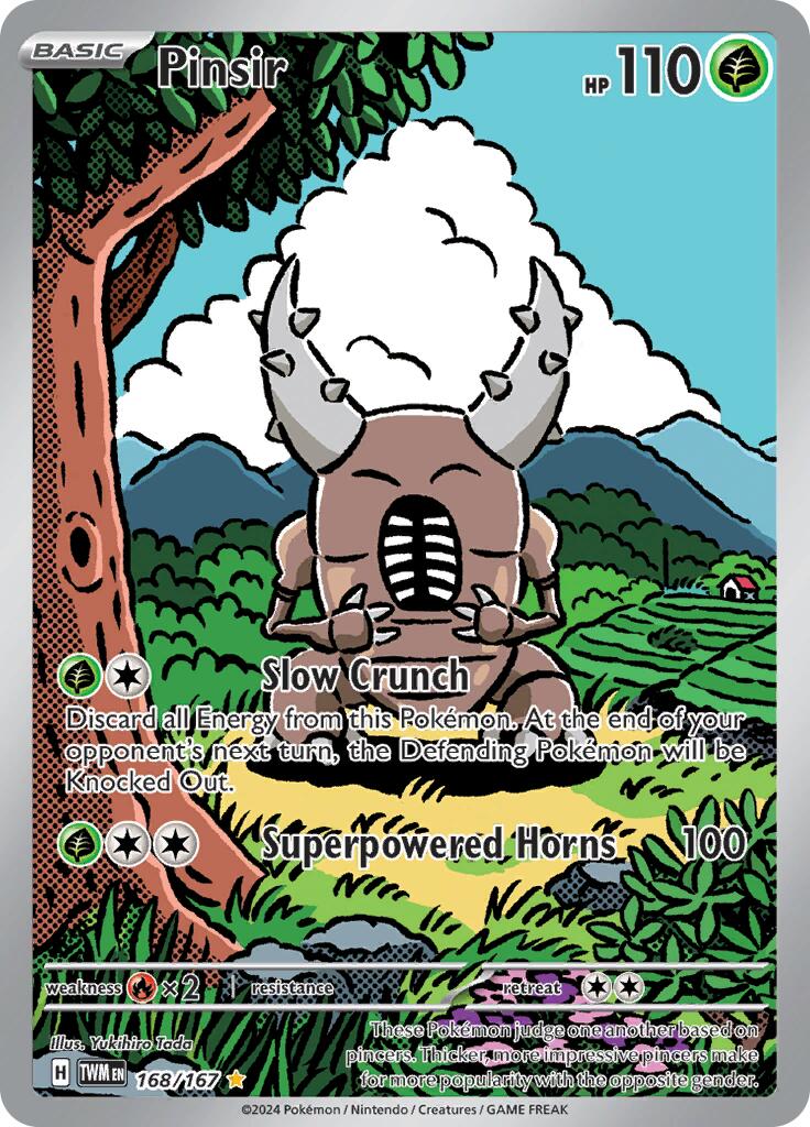 Pinsir (168/167) [Scarlet & Violet: Twilight Masquerade] | Rock City Comics