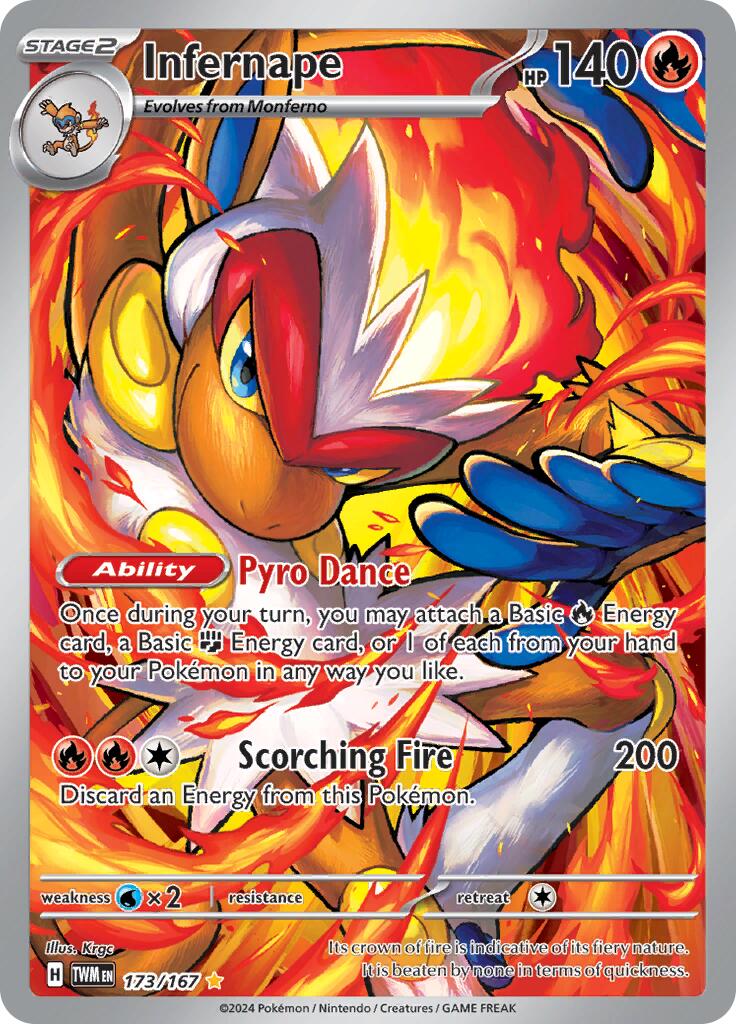 Infernape (173/167) [Scarlet & Violet: Twilight Masquerade] | Rock City Comics