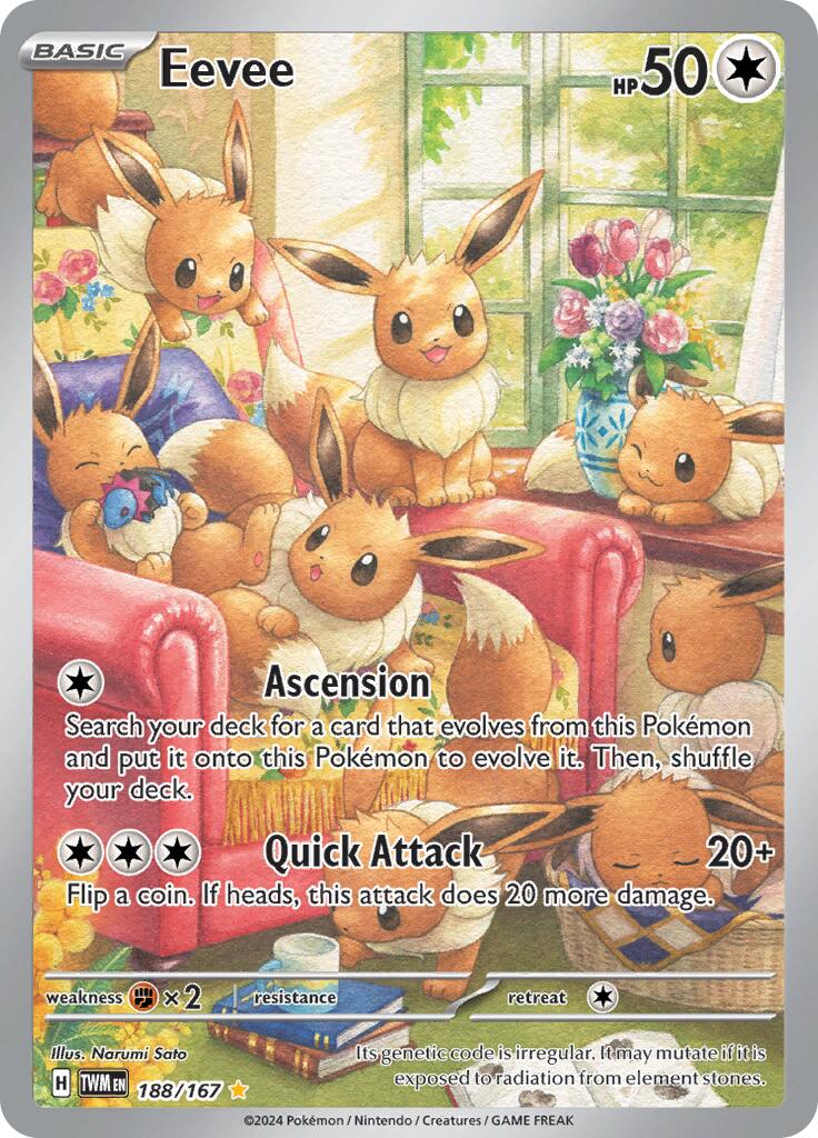 Eevee (188/167) [Scarlet & Violet: Twilight Masquerade] | Rock City Comics