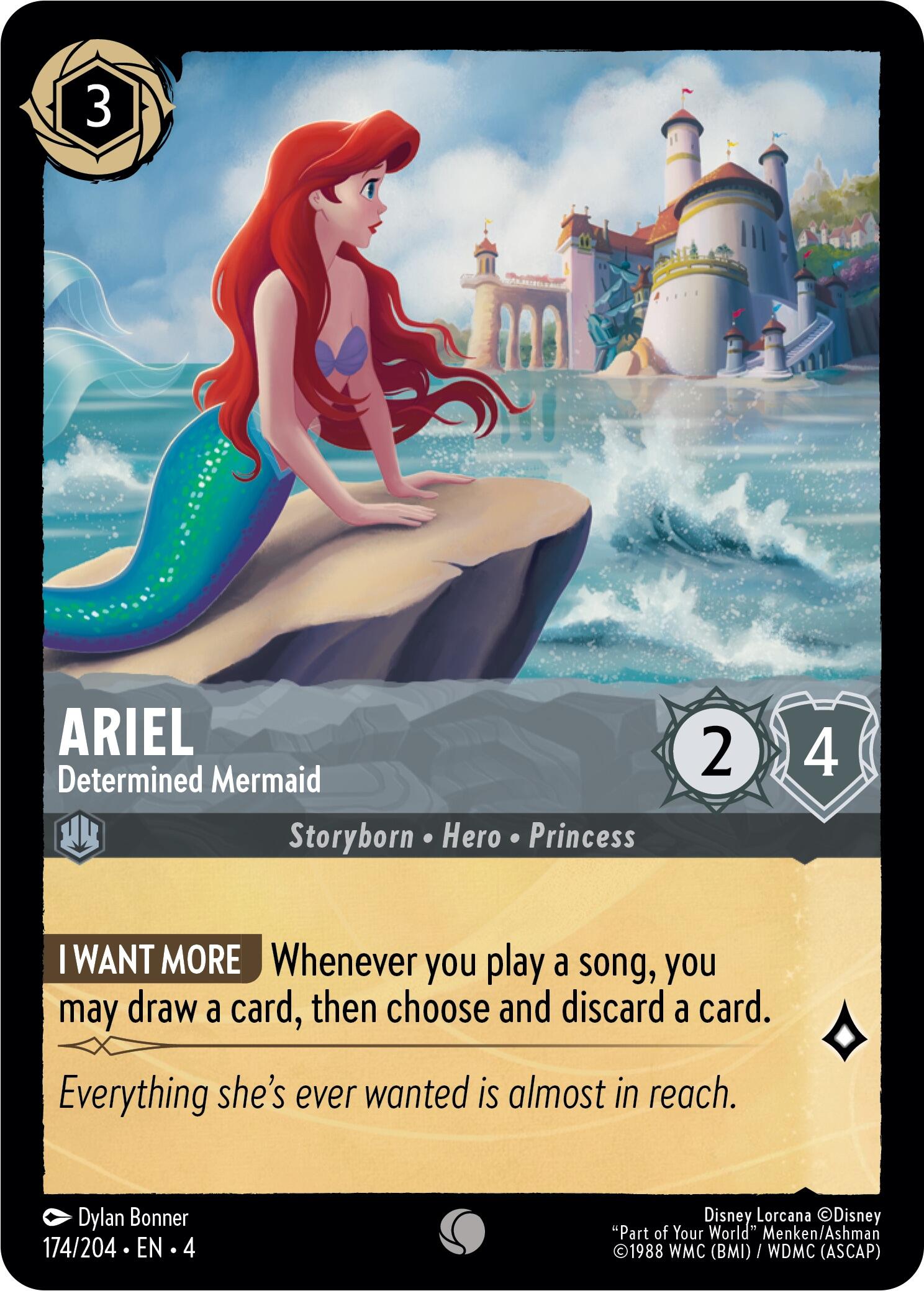 Ariel - Determined Mermaid (174/204) [Ursula's Return] | Rock City Comics