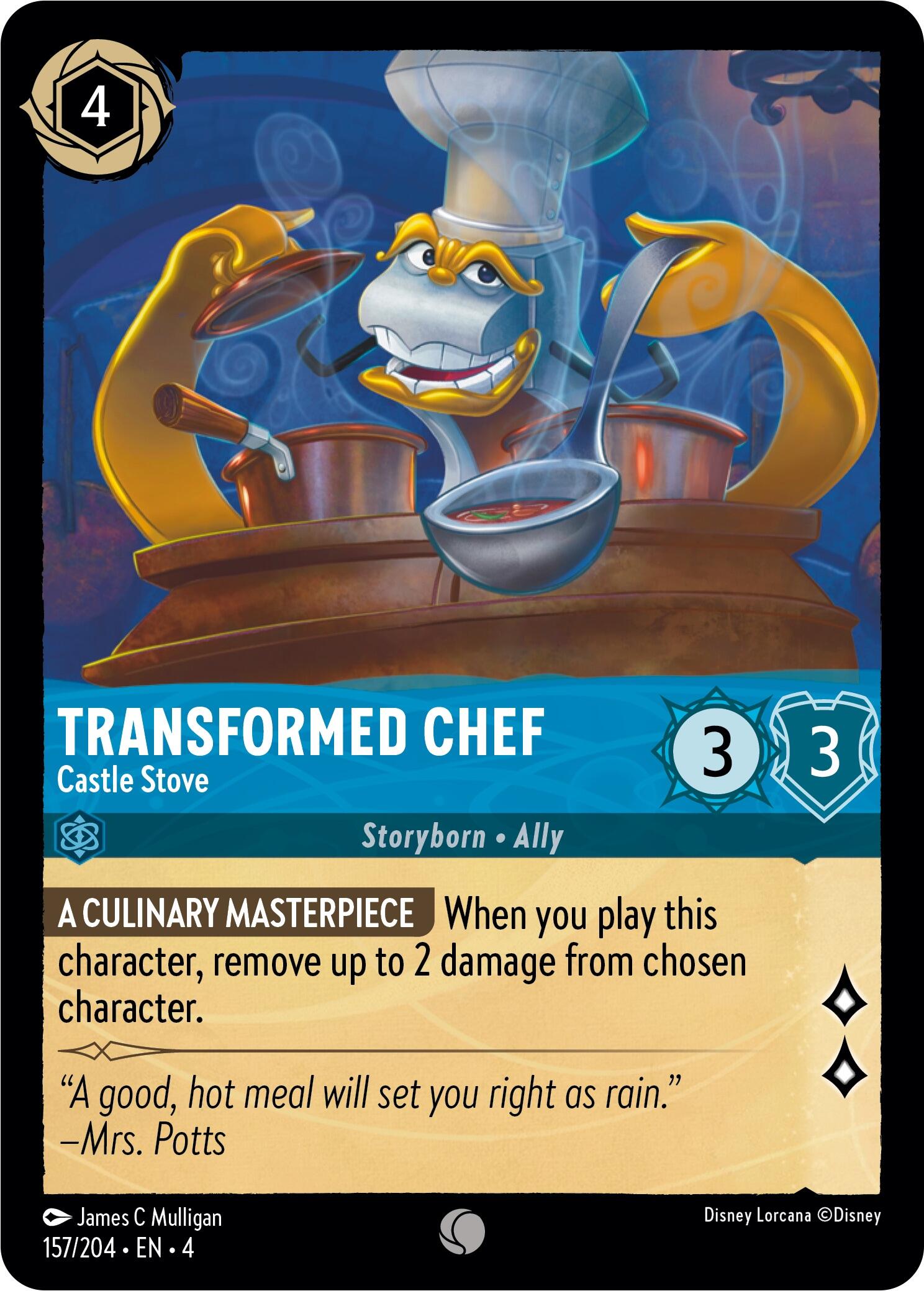 Transformed Chef - Castle Stove (157/204) [Ursula's Return] | Rock City Comics