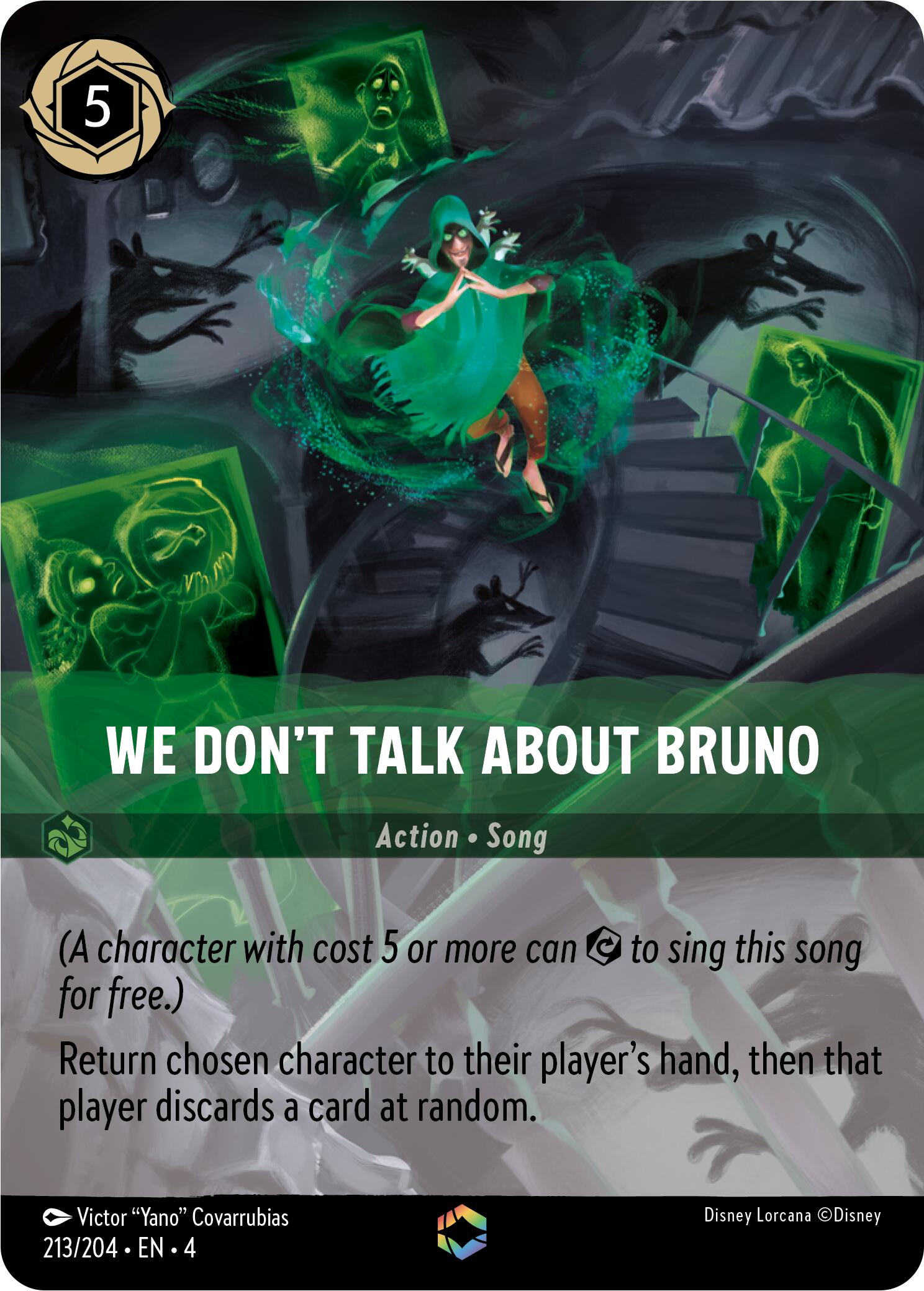 We Don't Talk About Bruno (Enchanted) (213/204) [Ursula's Return] | Rock City Comics