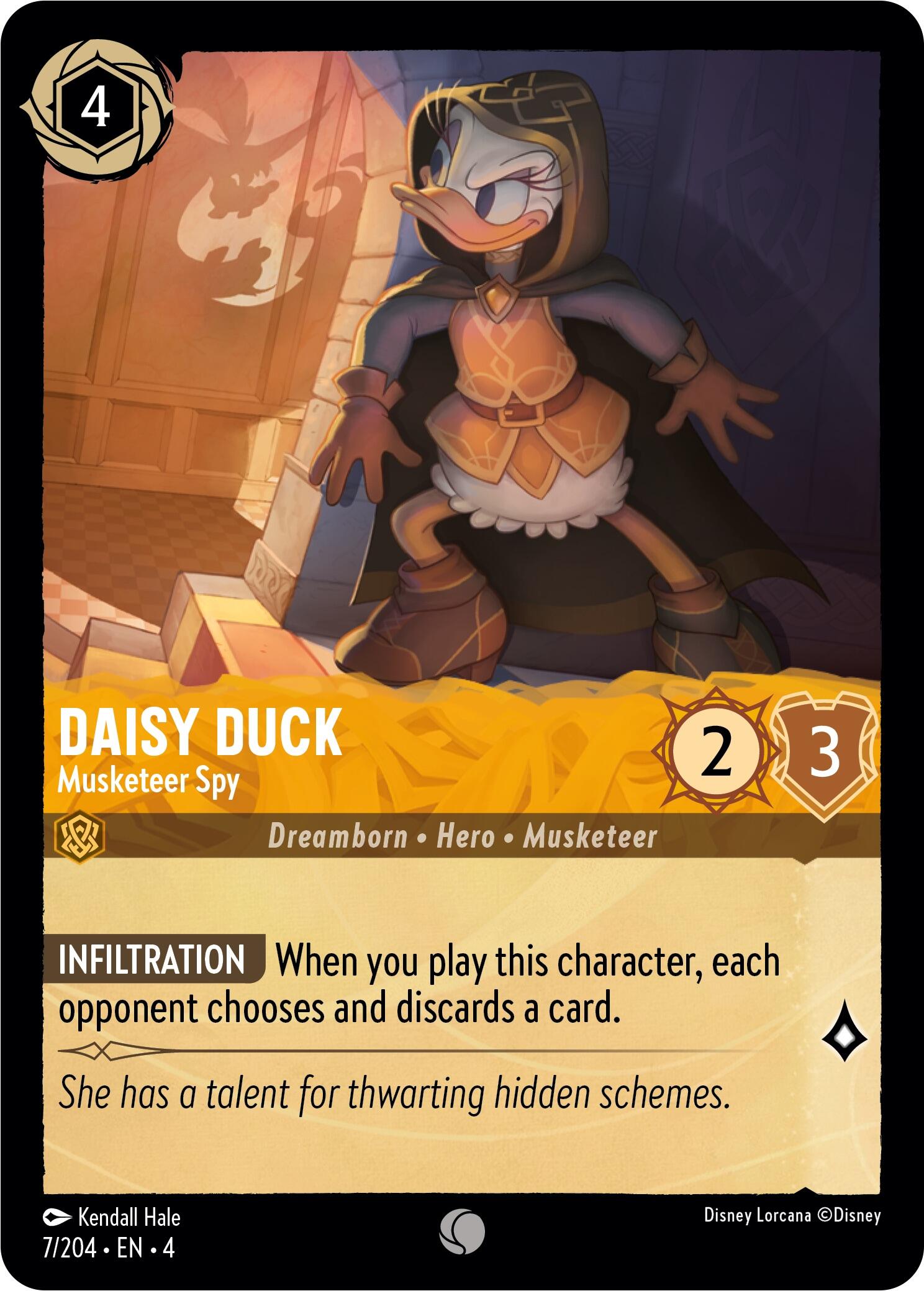 Daisy Duck - Musketeer Spy (7/204) [Ursula's Return] | Rock City Comics