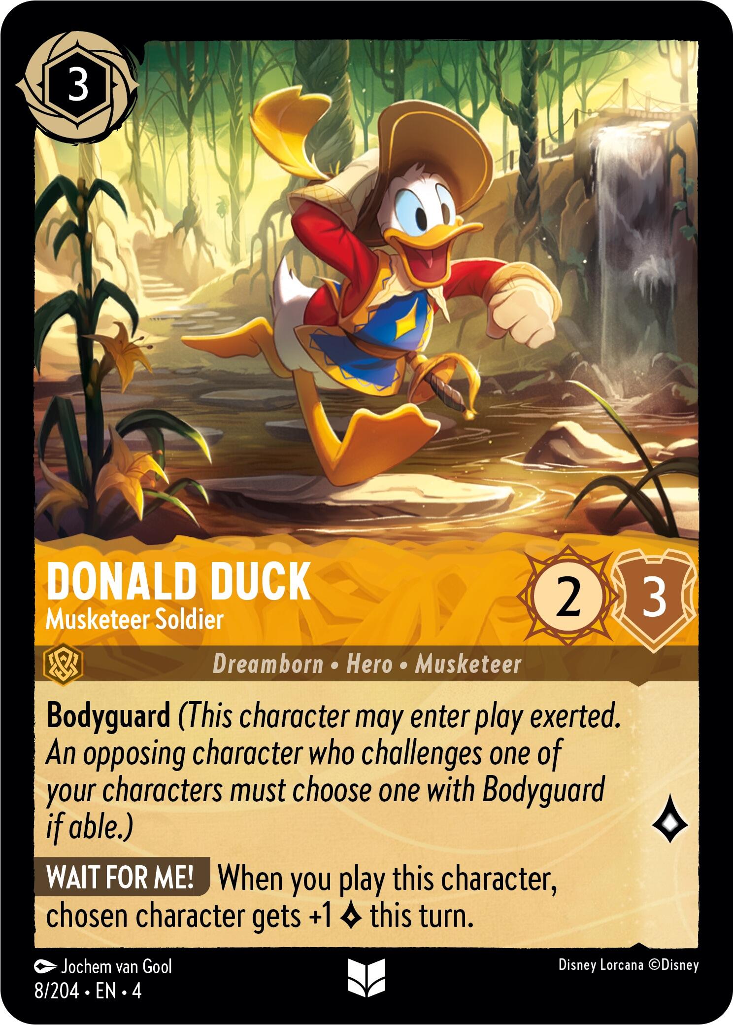 Donald Duck - Musketeer Soldier (8/204) [Ursula's Return] | Rock City Comics