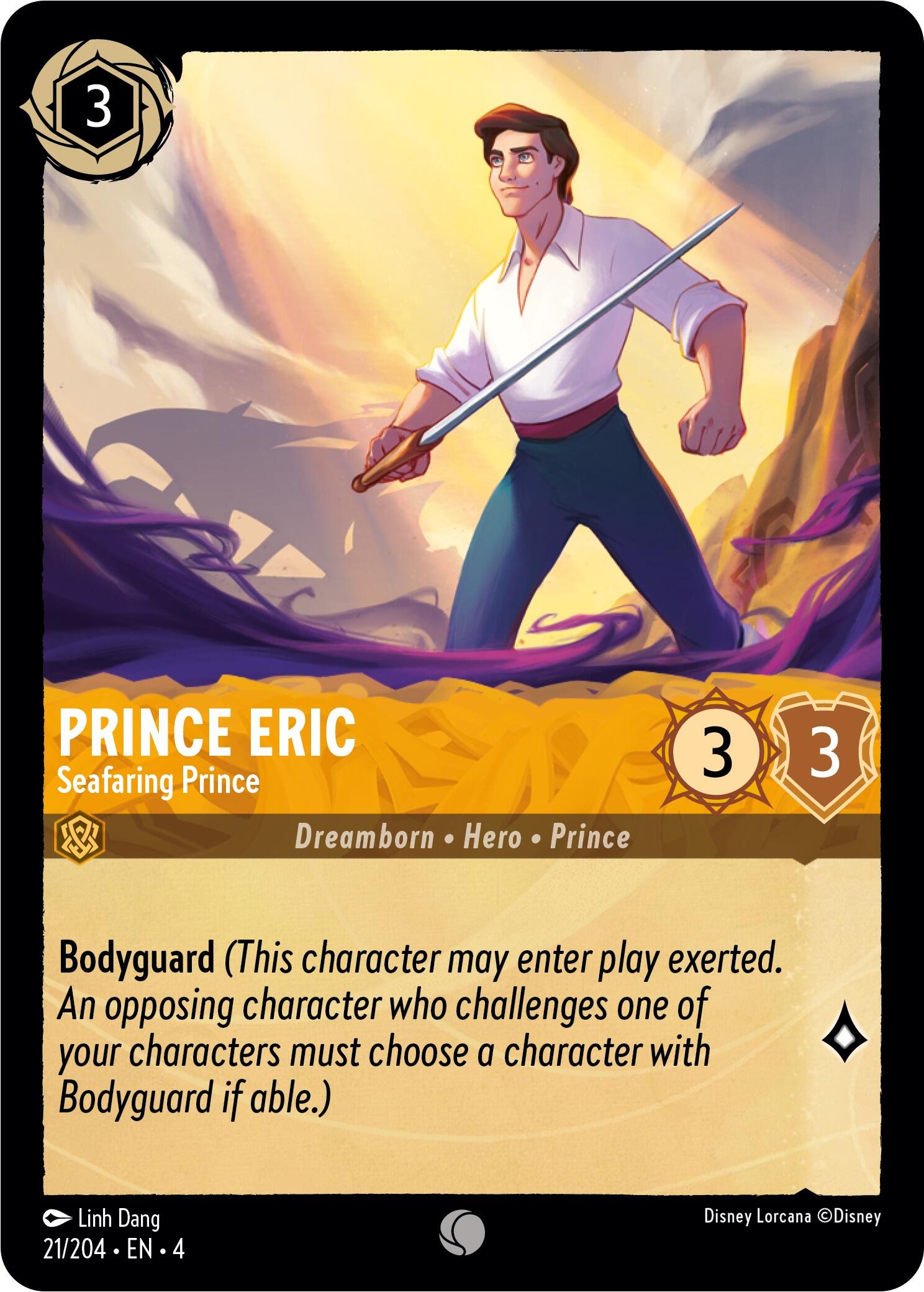 Prince Eric - Seafaring Prince (21/204) [Ursula's Return] | Rock City Comics